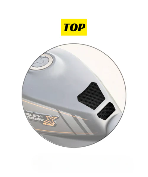Mototrendz Traction Pads for RE /CB350 H'ness /Harley David X440 / XPulse - Universal Only Top