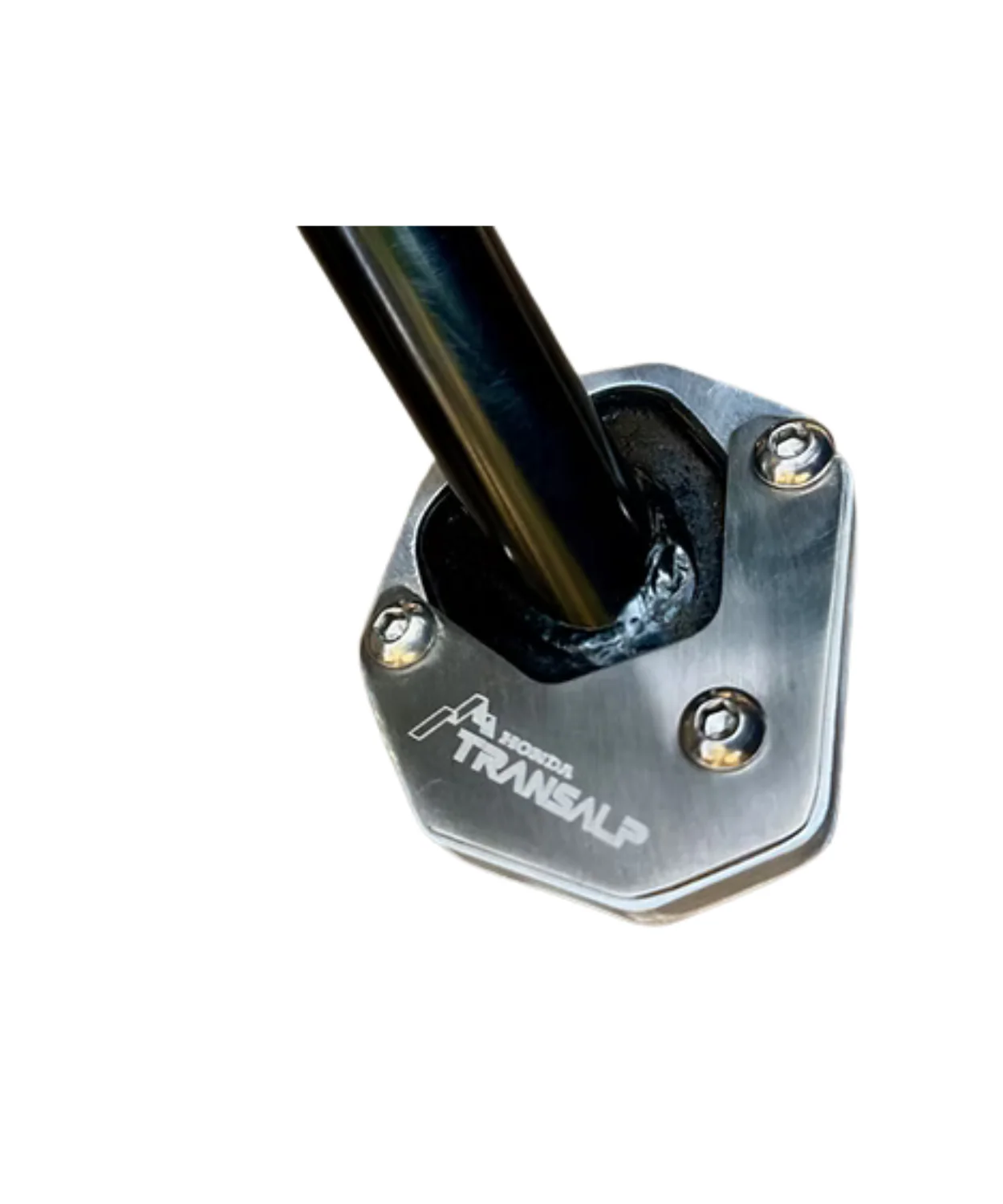 Motoverse Factory Customs Bigfoot Shoe Stand Extender for Honda Transalp 750 - Black - MB-HON-TRAN750 - Image 2