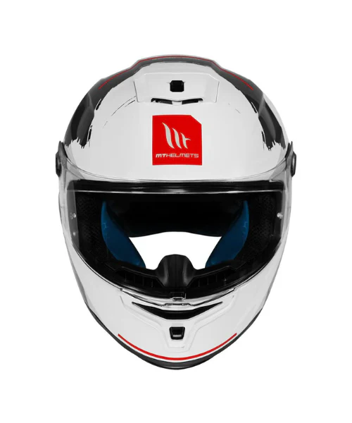 MT Hummer B Monti A5 Helmet - Gloss White - Image 3