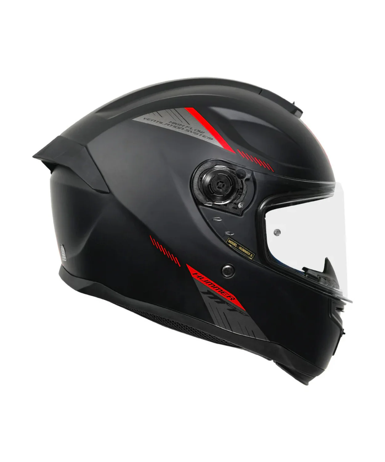 MT Hummer B Solid Helmet - Matt Black - Image 2
