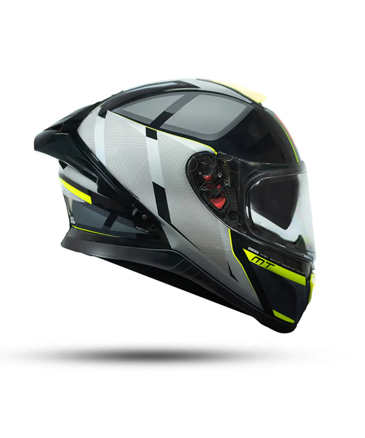MT Thunder 3 SV Pro Nova B62 Helmet - Matt Black Grey - Image 2
