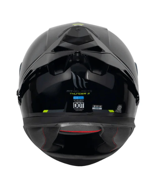 MT Thunder 3 SV Pro Helmet - Solid A1 Gloss Black - Image 4
