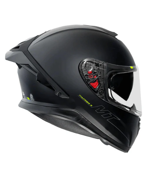 MT Thunder 3 SV Pro Helmet - Solid A1 Matt Black - Image 2
