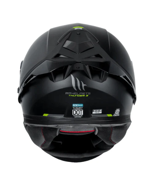 MT Thunder 3 SV Pro Helmet - Solid A1 Matt Black - Image 4