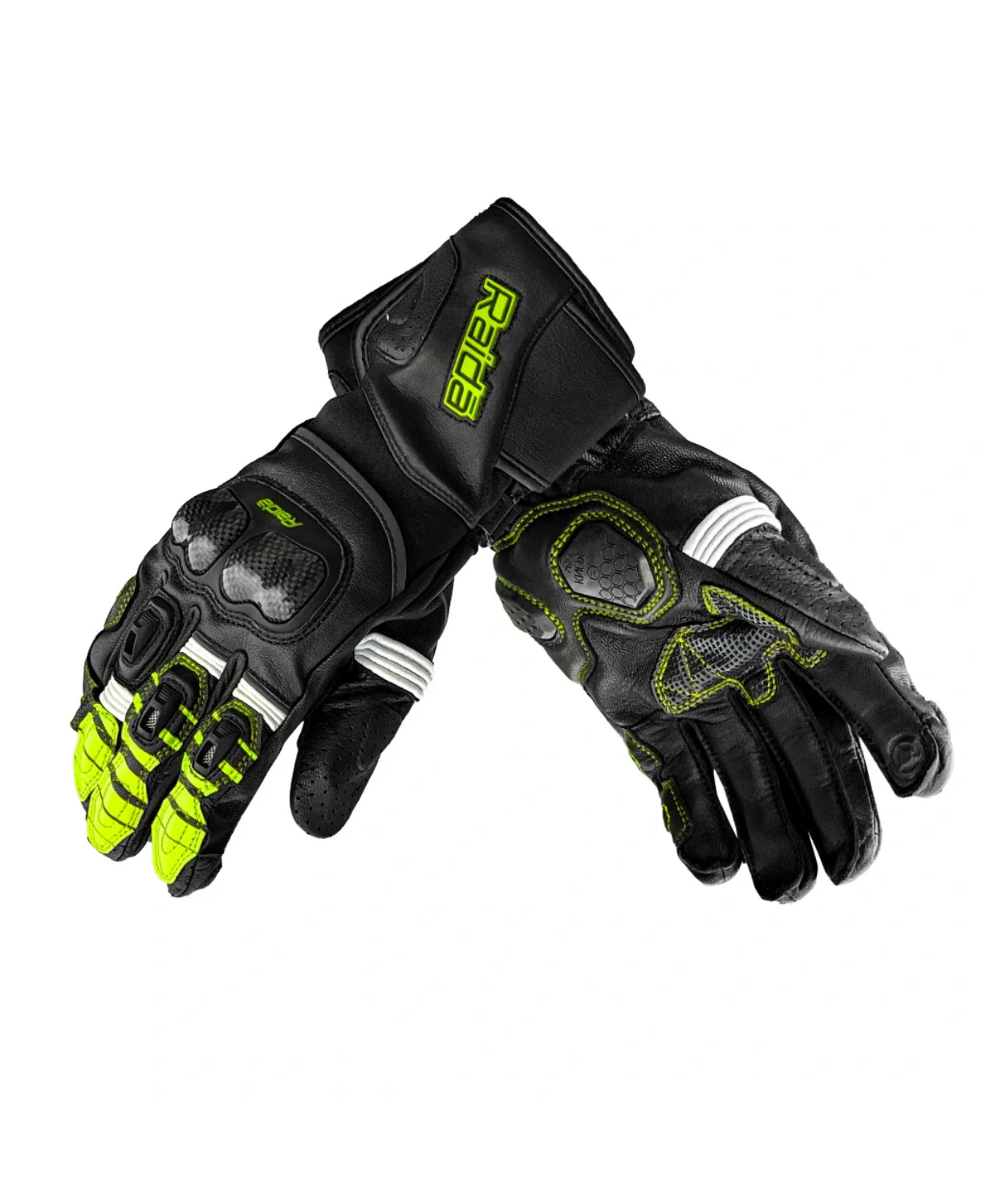 Raida AeroPrix Carbon Edition Riding Gloves - Hi-Viz