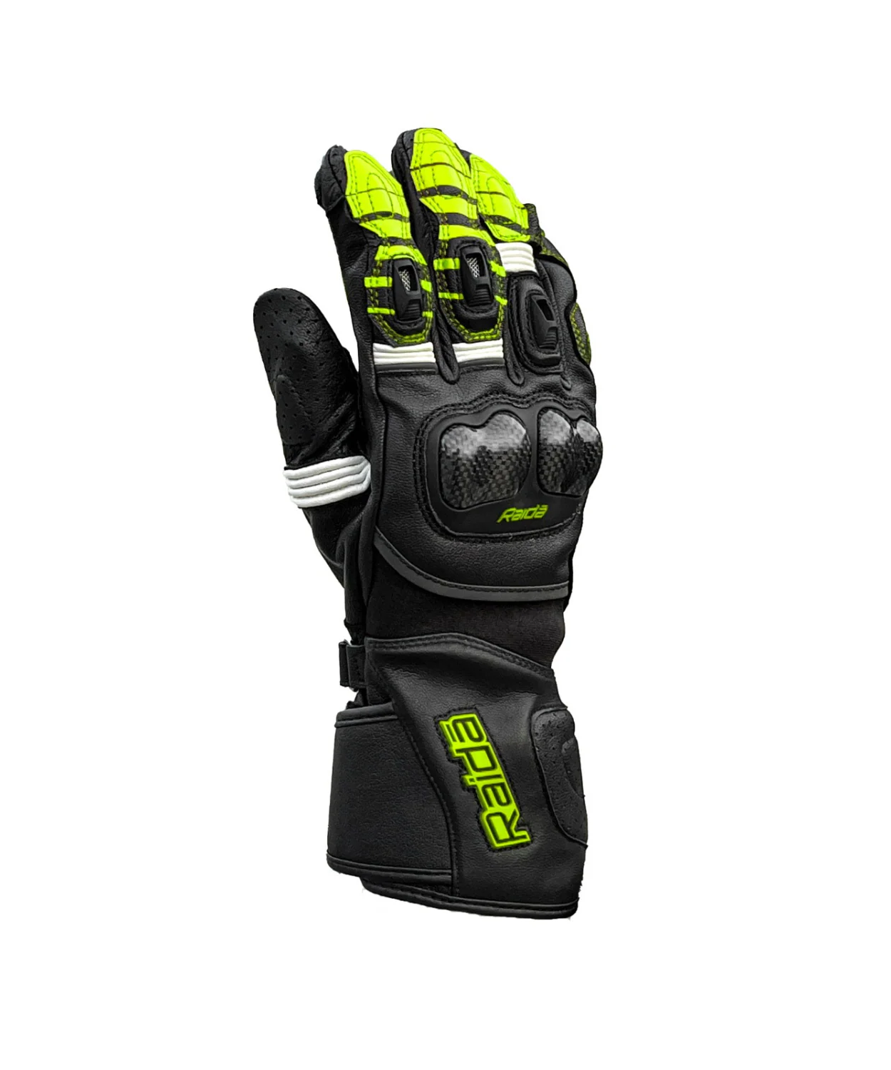 Raida AeroPrix Carbon Edition Riding Gloves - Hi-Viz - Image 2
