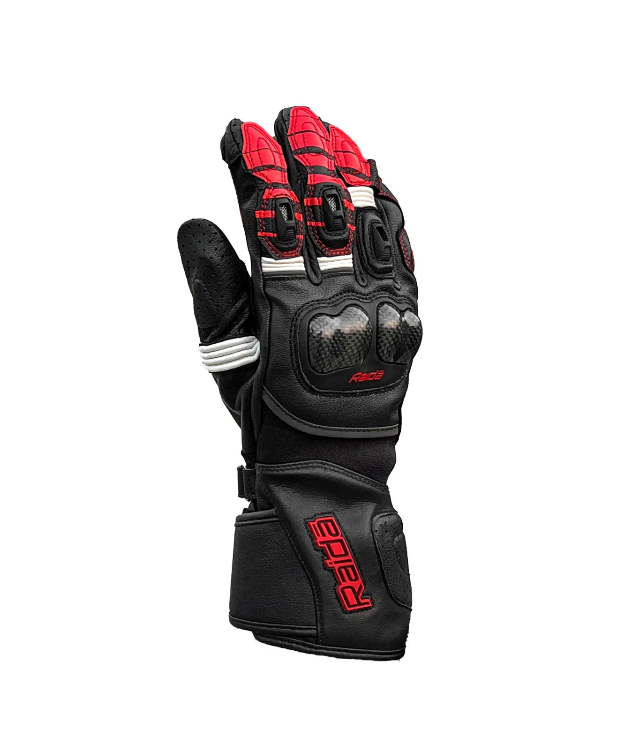 Raida AeroPrix Carbon Edition Riding Gloves - Red - Image 2