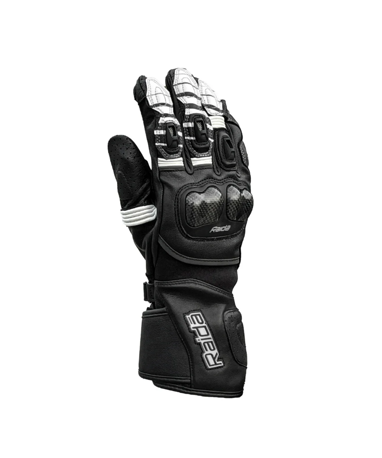 Raida AeroPrix Carbon Edition Riding Gloves - White - Image 2