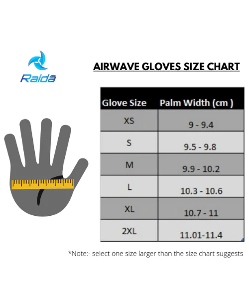Raida AirWave Motorcycle Riding Gloves - Black White - Image 6