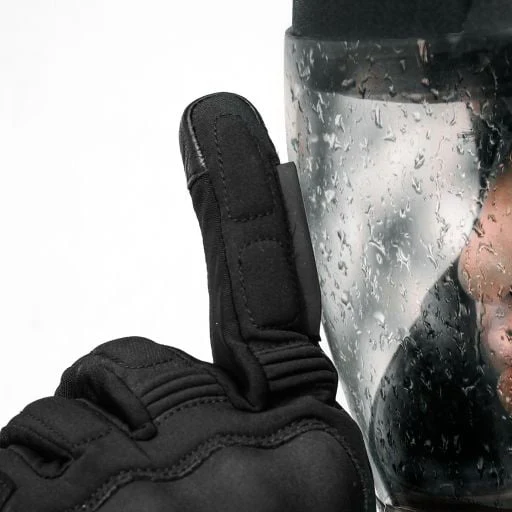 Raida AqDry Waterproof Riding Gloves Green Hi Viz - Image 3