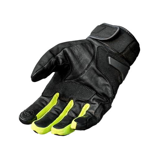 Raida AqDry Waterproof Riding Gloves Green Hi Viz - Image 4