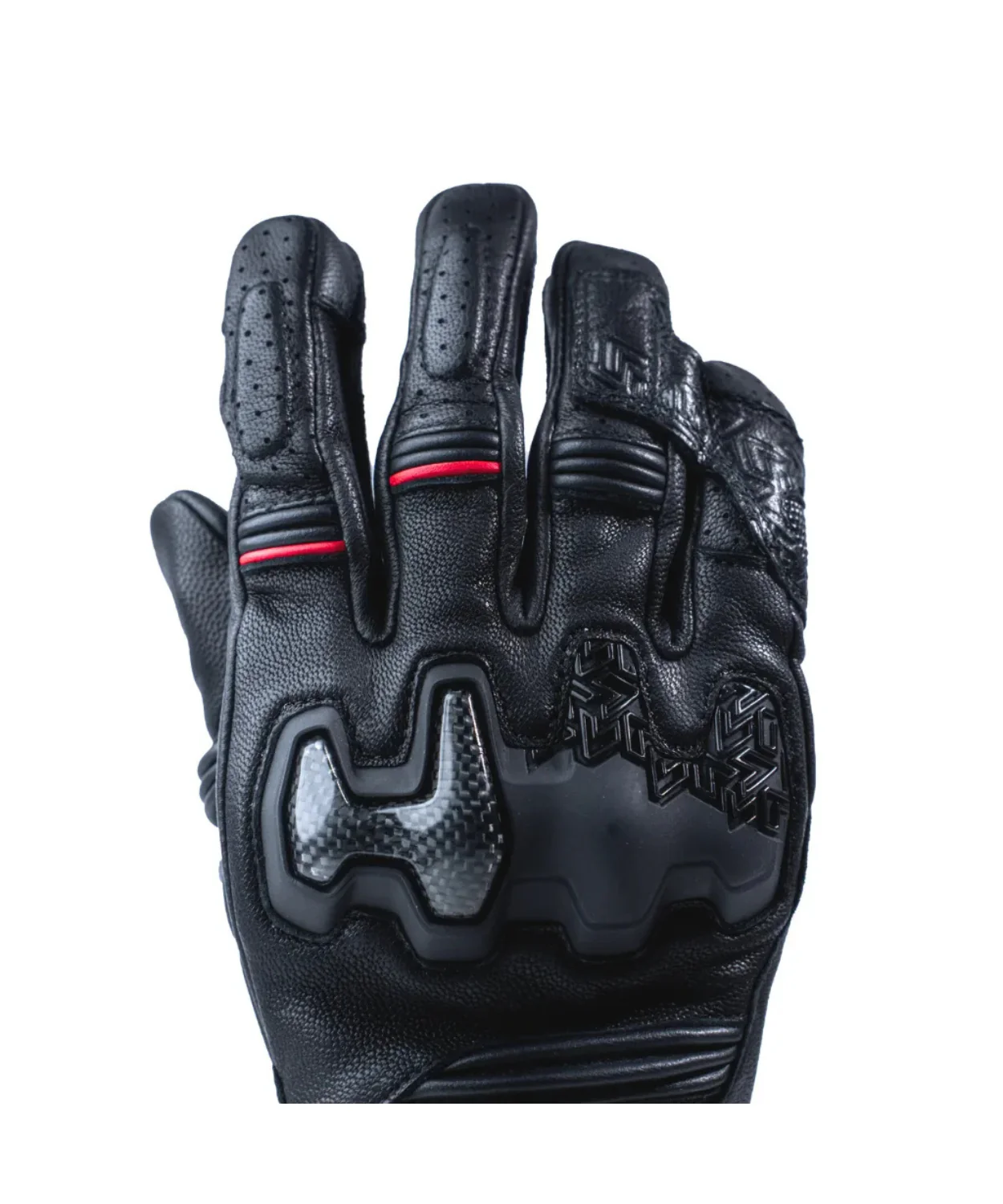 Raida Drift Evo Motorcycle Riding Gloves - Red - Image 6