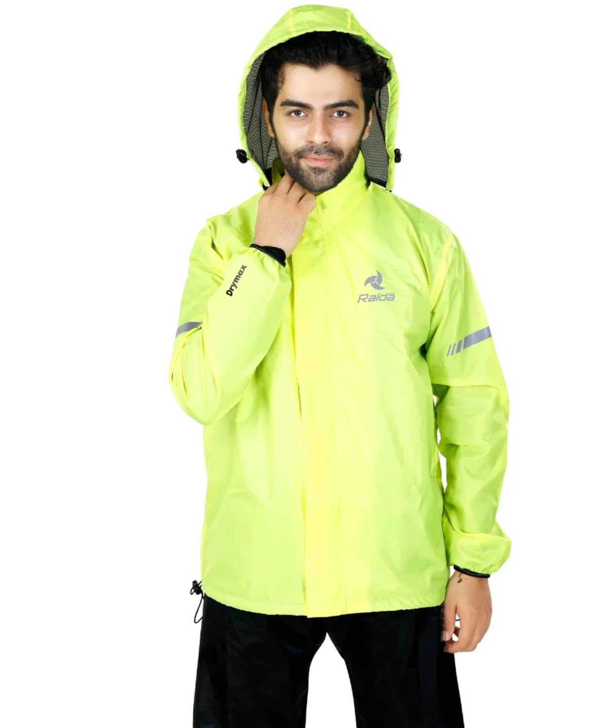 Raida Drymax 10k Rain Jacket - Hiviz