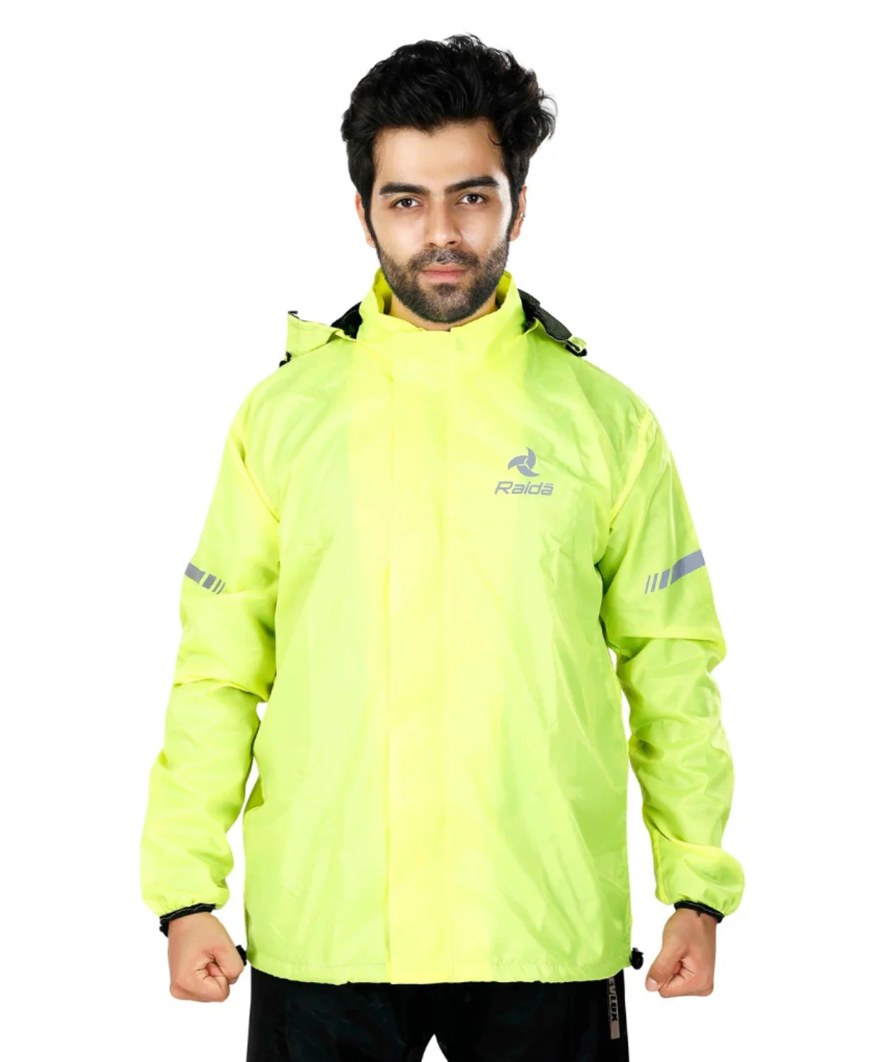 Raida Drymax 10k Rain Jacket - Hiviz - Image 6