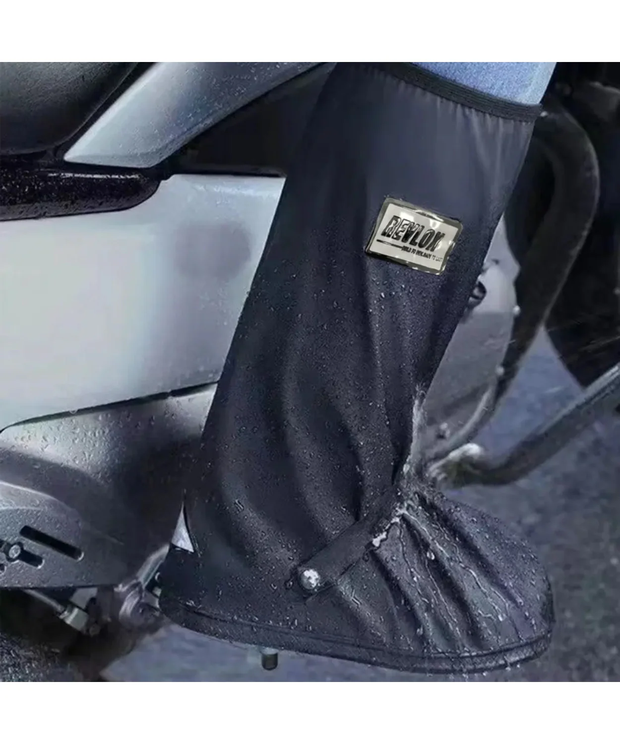 Revlox Waterproof Shoe Cover - Black - Image 4