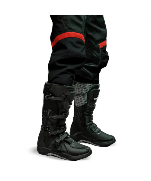 Raida Trailcraft Off Road Pant - Black Red - Image 4