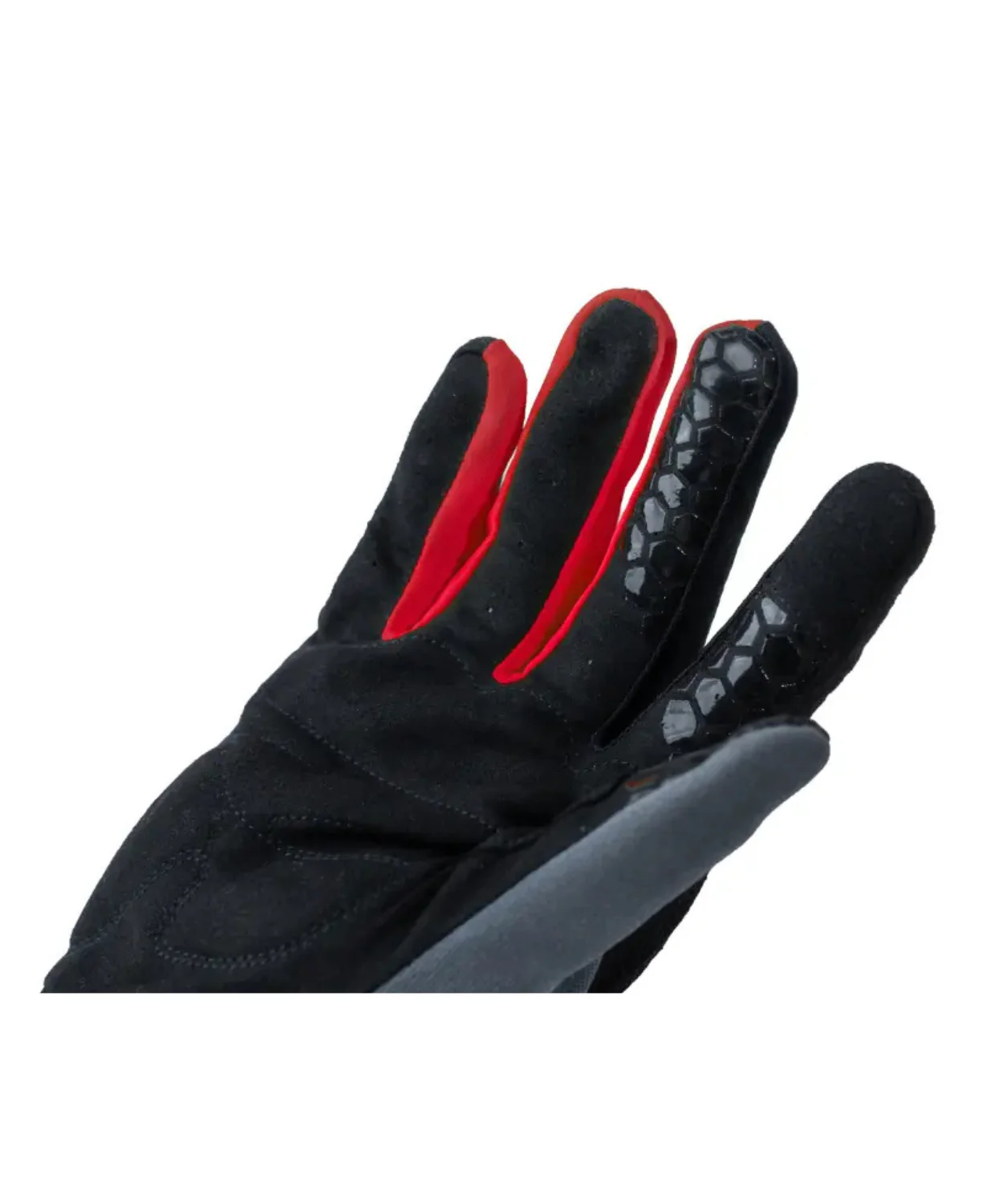 Raida Trailcraft Off Road Riding Gloves - Black Red - Image 3