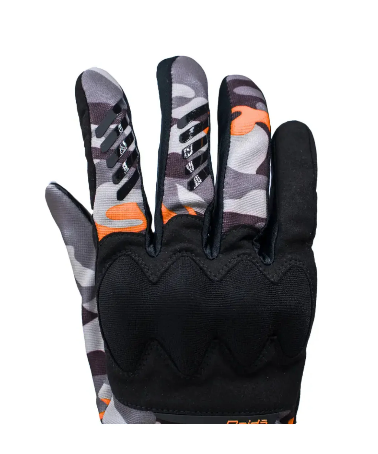 Raida Trailcraft Off Road Riding Gloves - Camo Orange - Image 4