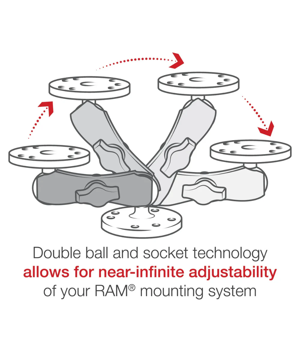 Ram Mount Arm Standard 9.3cm - RAM-B-201U - Image 5