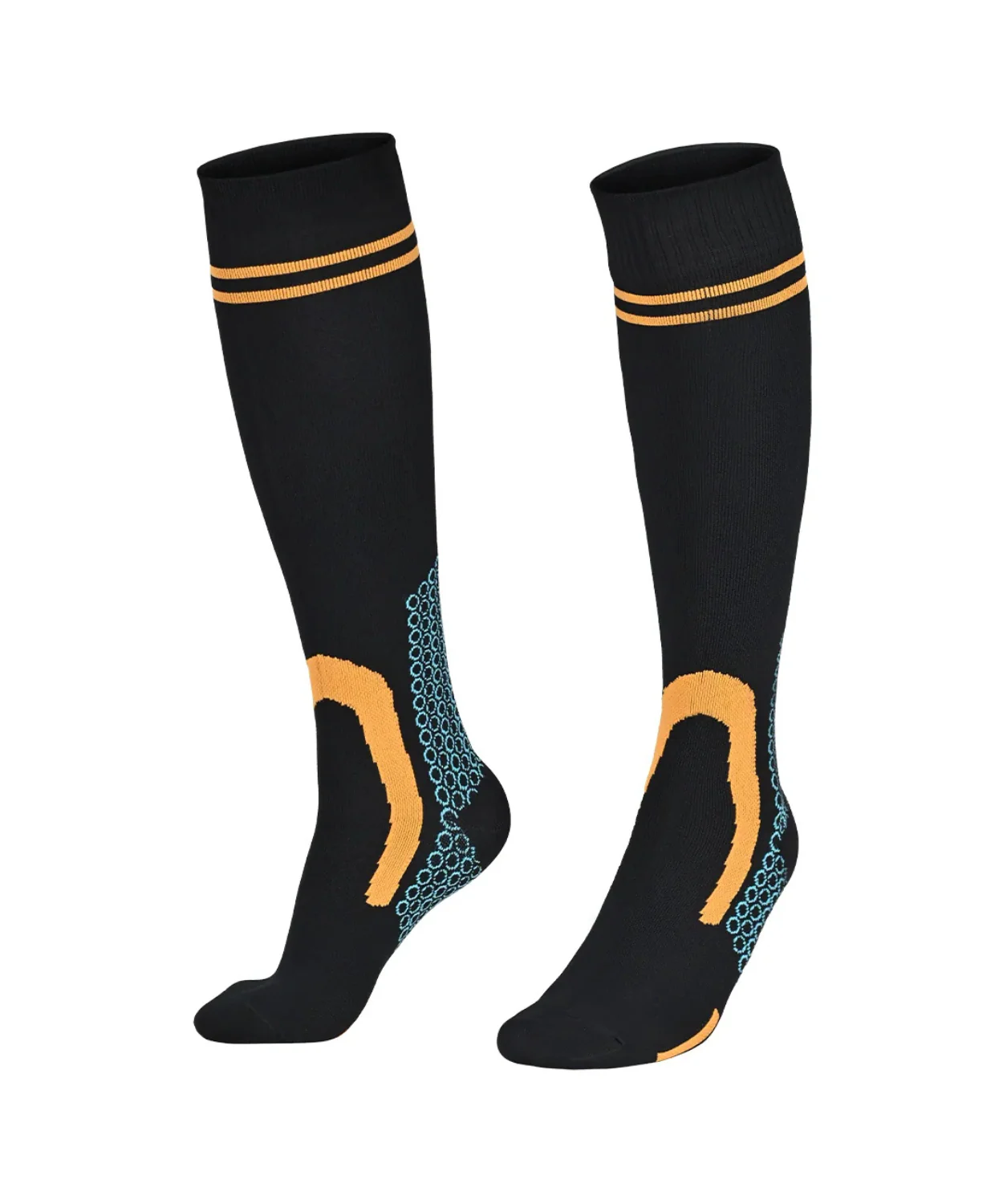 Randy Sun X-216 Knee High Waterproof Socks - Orange Black