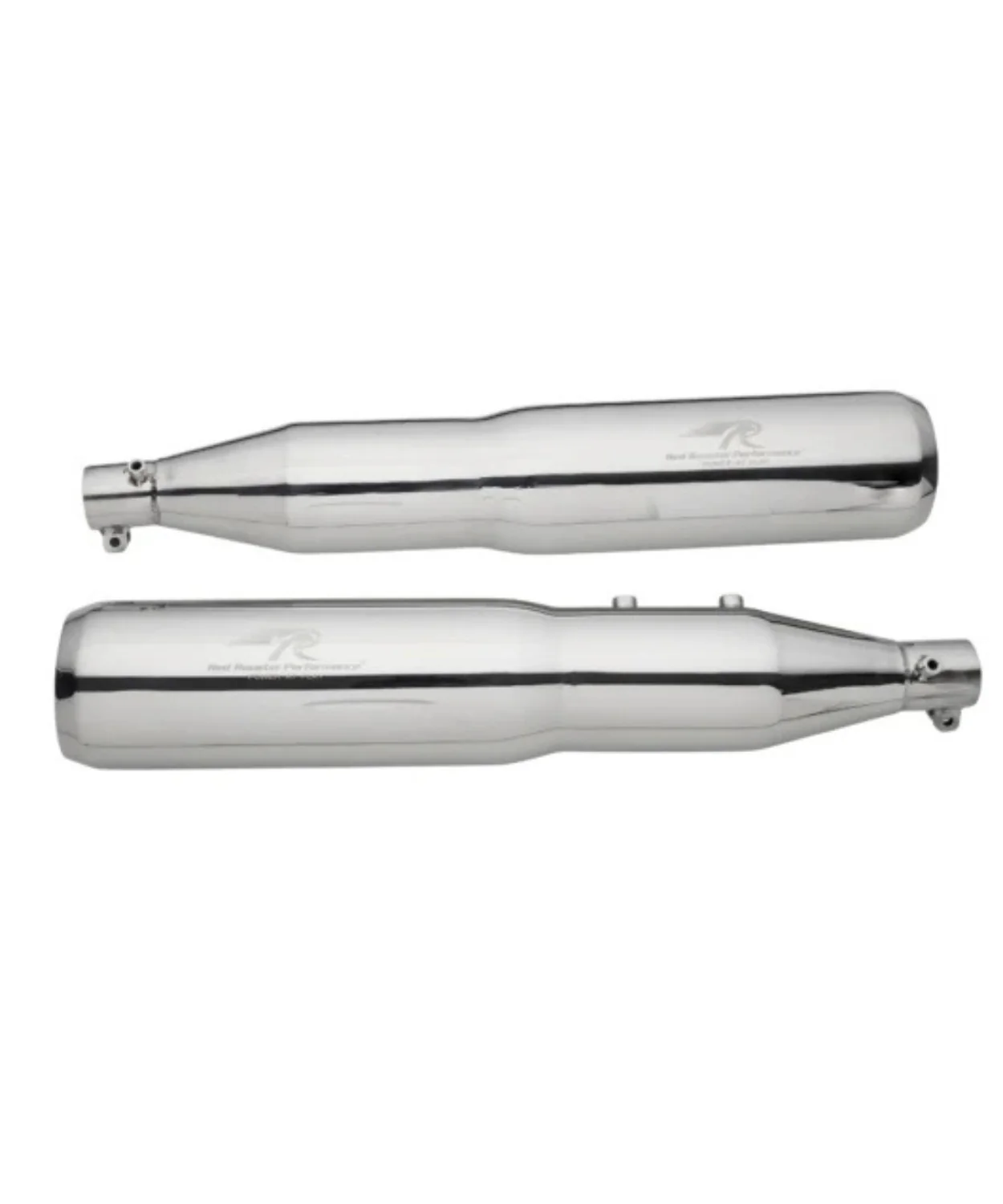 Red Rooster Performance Atlas Exhaust for Royal Enfield Classic 650 - Silver Polish