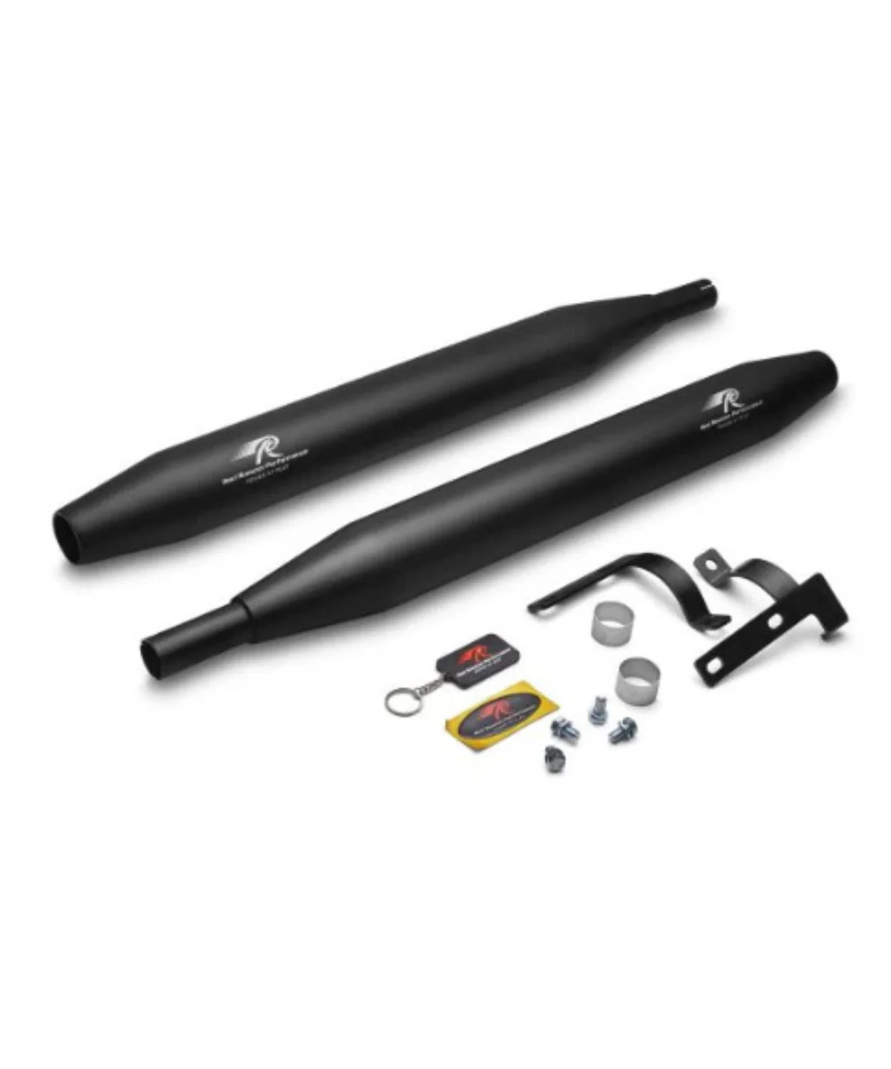 Red Rooster Performance Celesta Exhaust for Jawa 42 / Jawa Classic - Black Matte - Image 2
