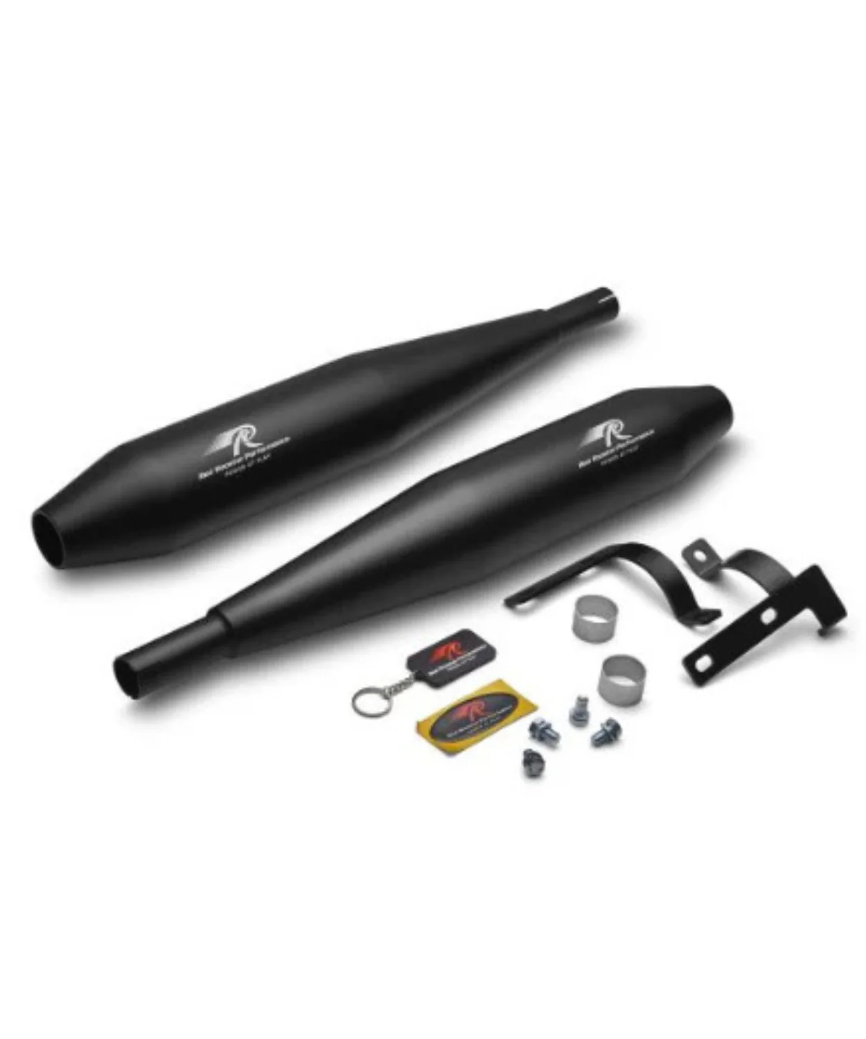 Red Rooster Performance Celesta Pro Exhaust for Jawa 42 / Jawa Classic / Yezdi Roadste - Black Matte - Image 2