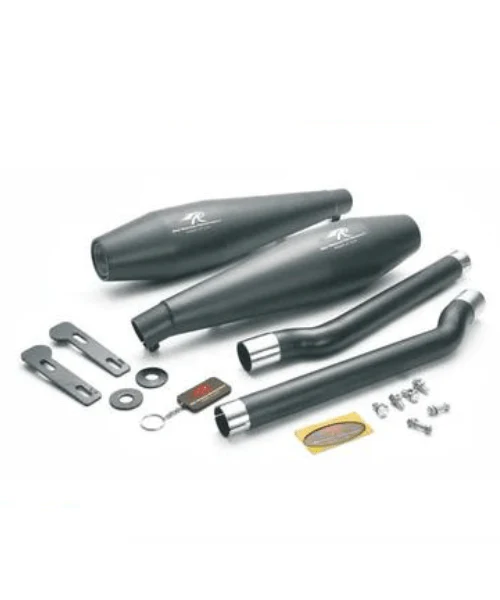 Red Rooster Performance Exhaust Jawa Perak for Jawa 42 / Jawa Classic - Black Matte