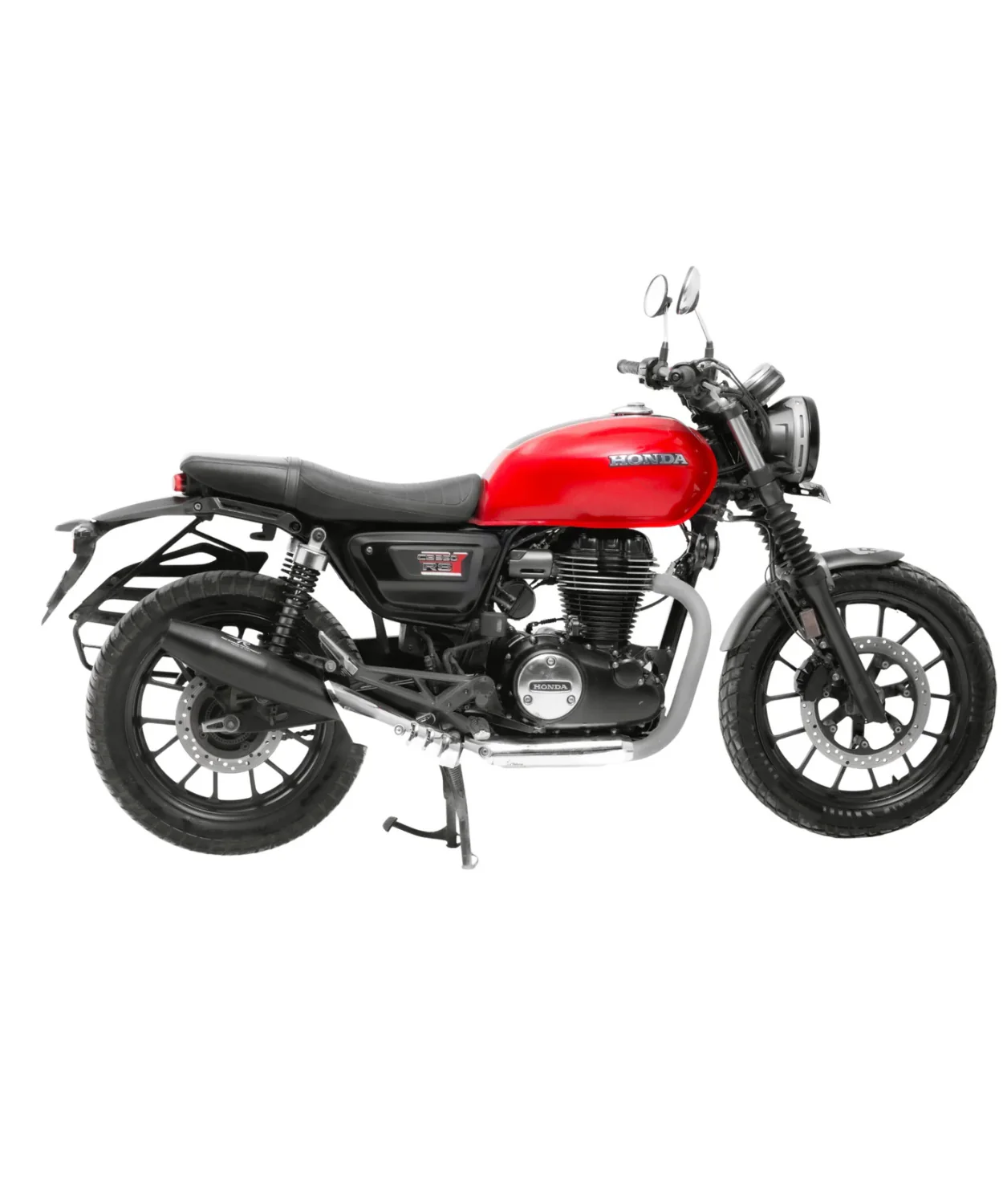Red Rooster Performance Pegasus RS Exhaust for Honda H'ness / CB 350 - Black Matte - Image 2