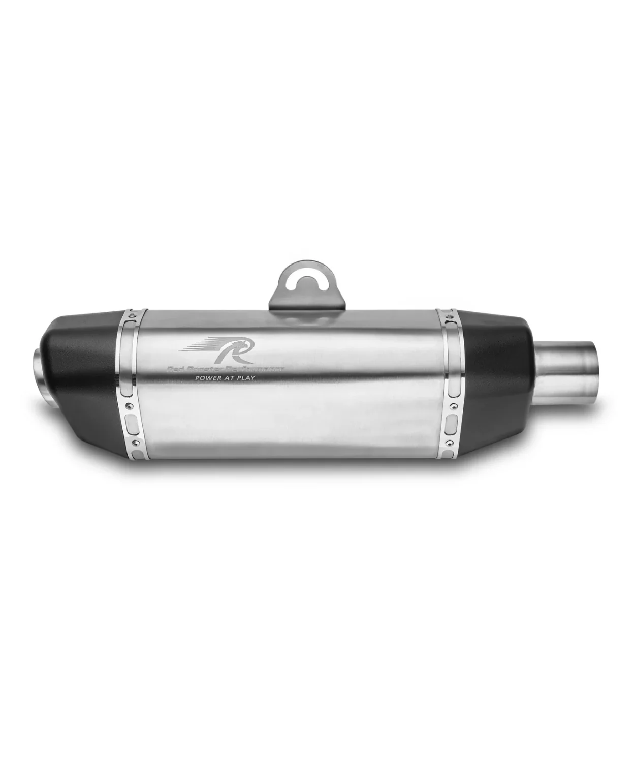 Red Rooster Performance Galactic Exhaust for KTM Duke 250 / 390 / RC 390 / ADV 390 / 250 (With Bend Pipe) - Silver