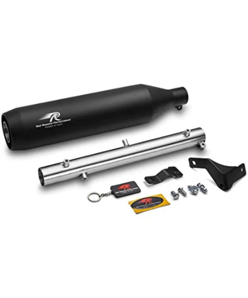 Red Rooster Performance Polestar Pro Exhaust for Royal Enfield Classic Reborn 350 / Meteor 350 / Goan Classic 350 / Bullet 350(2025) - Black Matte
