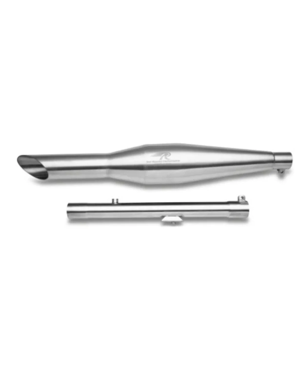 Red Rooster Performance Rumbler Ace Exhaust For Classic Reborn 350 / Meteor 350 / Goan Classic 350 /Bullet 350(2025) - Silver Matte