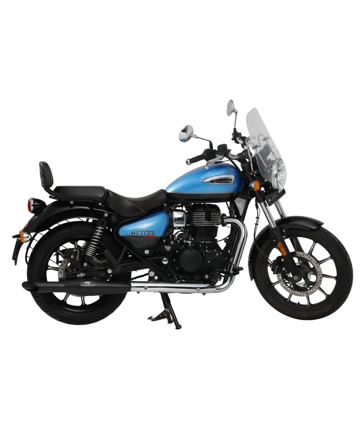 Red Rooster Performance Rumbler Ace Exhaust For Classic Reborn 350 / Meteor 350 / Goan Classic 350 /Bullet 350(2025) - Black Matte - Image 3