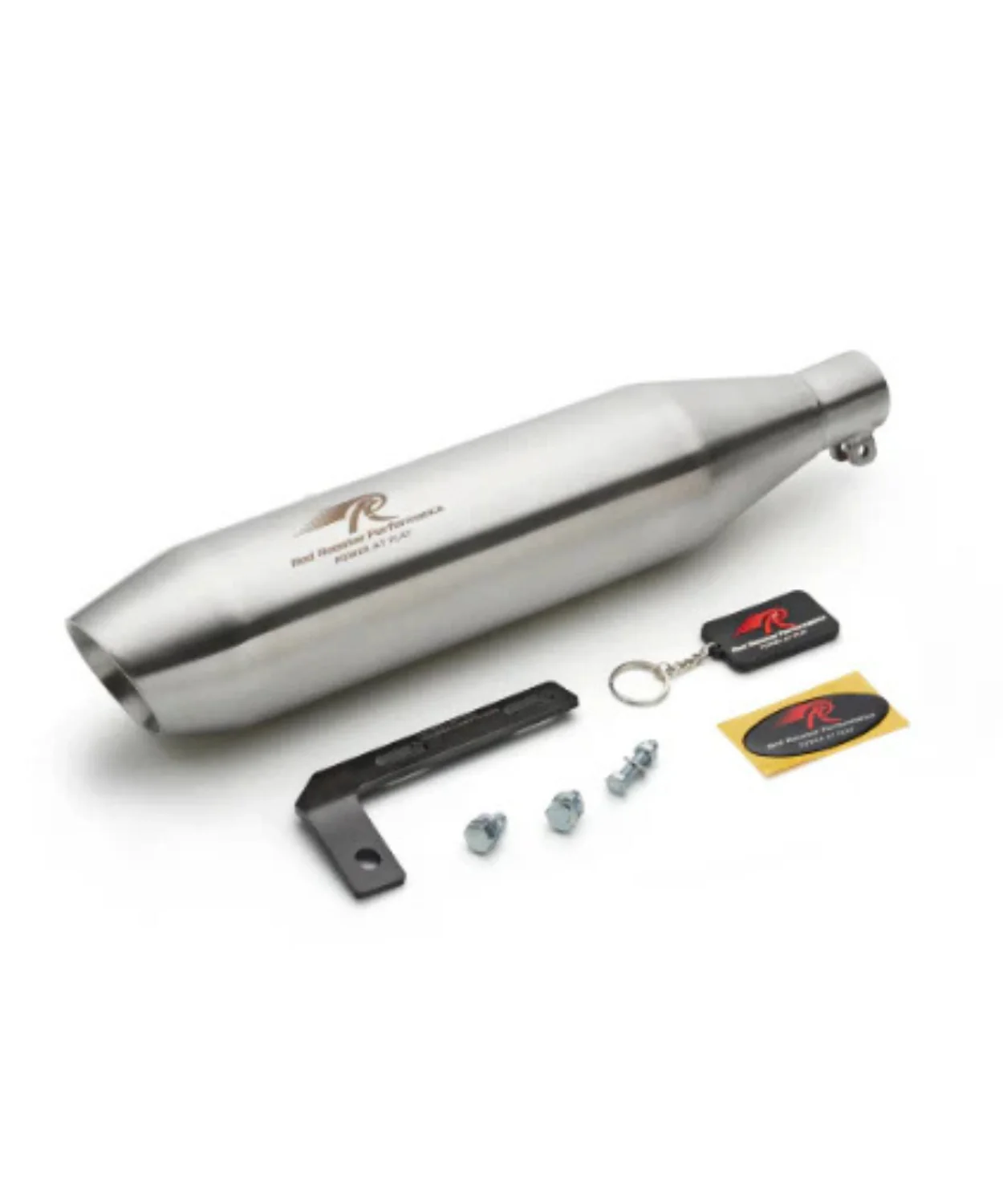 Red Rooster Performance Rumbler Max for Hunter 350 / Classic Reborn 350 / Meteor 350 - Silver Matte - Image 2