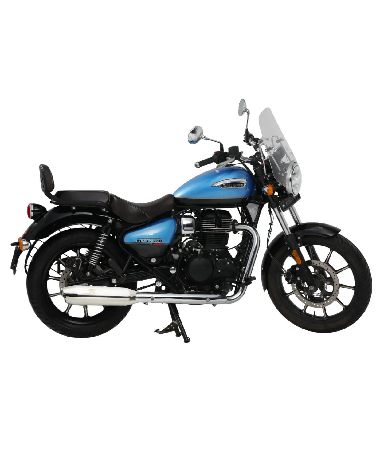 Red Rooster Performance Rumbler Max for Hunter 350 / Classic Reborn 350 / Meteor 350 - Silver Matte - Image 3