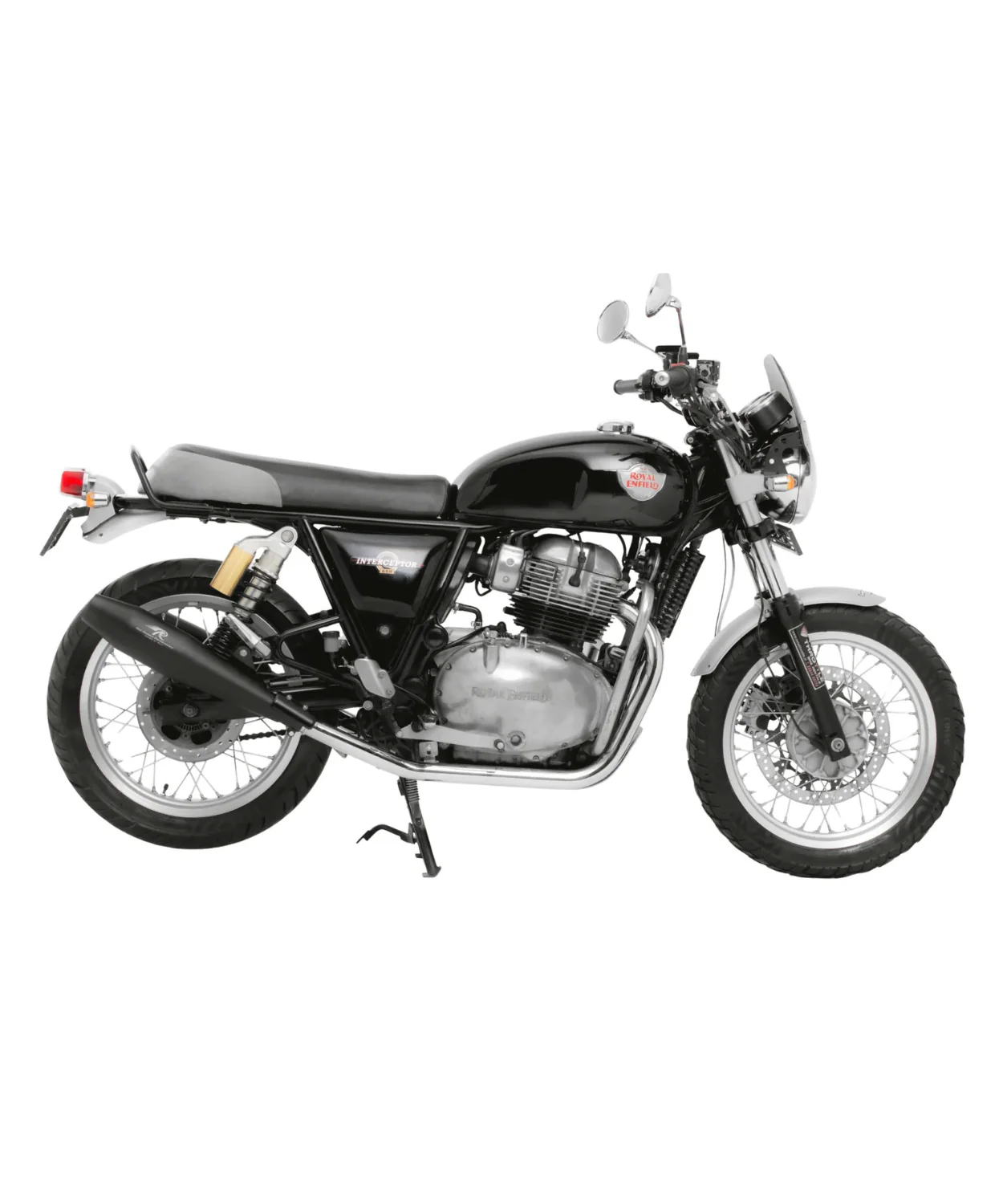 Red Rooster Performance Stellar Exhaust For Royal Enfield Interceptor 650 / GT 650 - Black Matte - Image 3