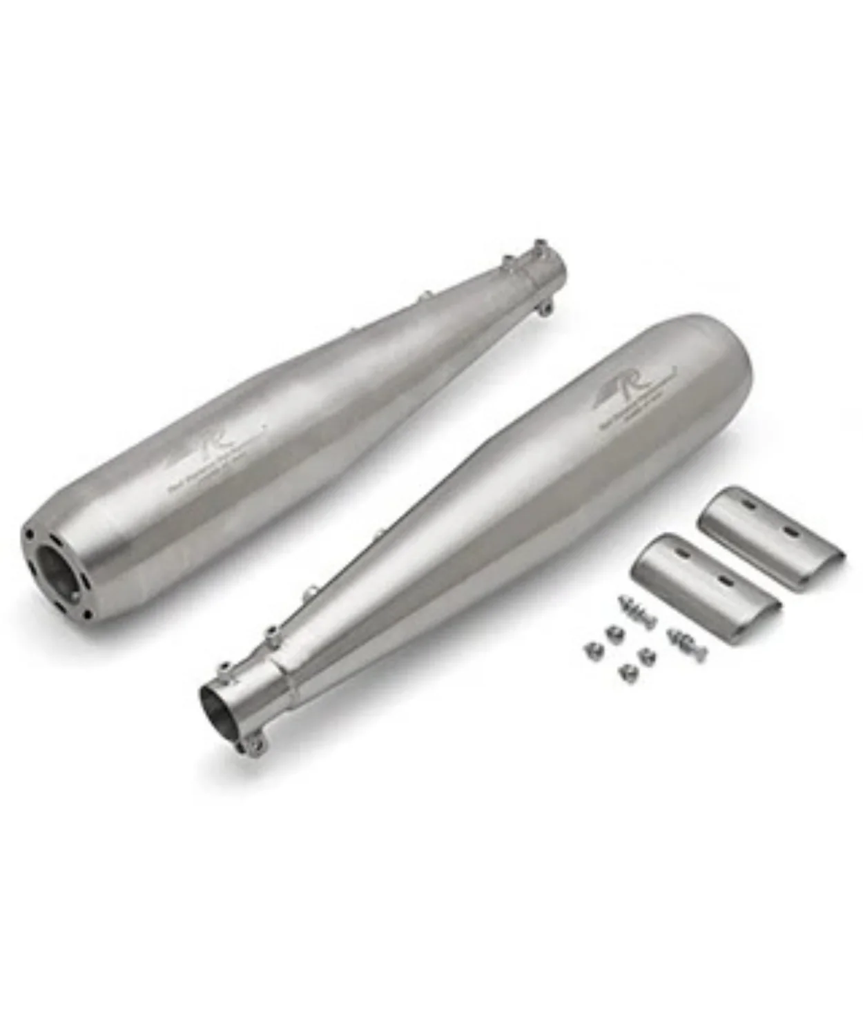 Red Rooster Performance Stellar Pro Exhaust For Royal Enfield Interceptor 650 / GT 650 - Silver Matte - Image 2