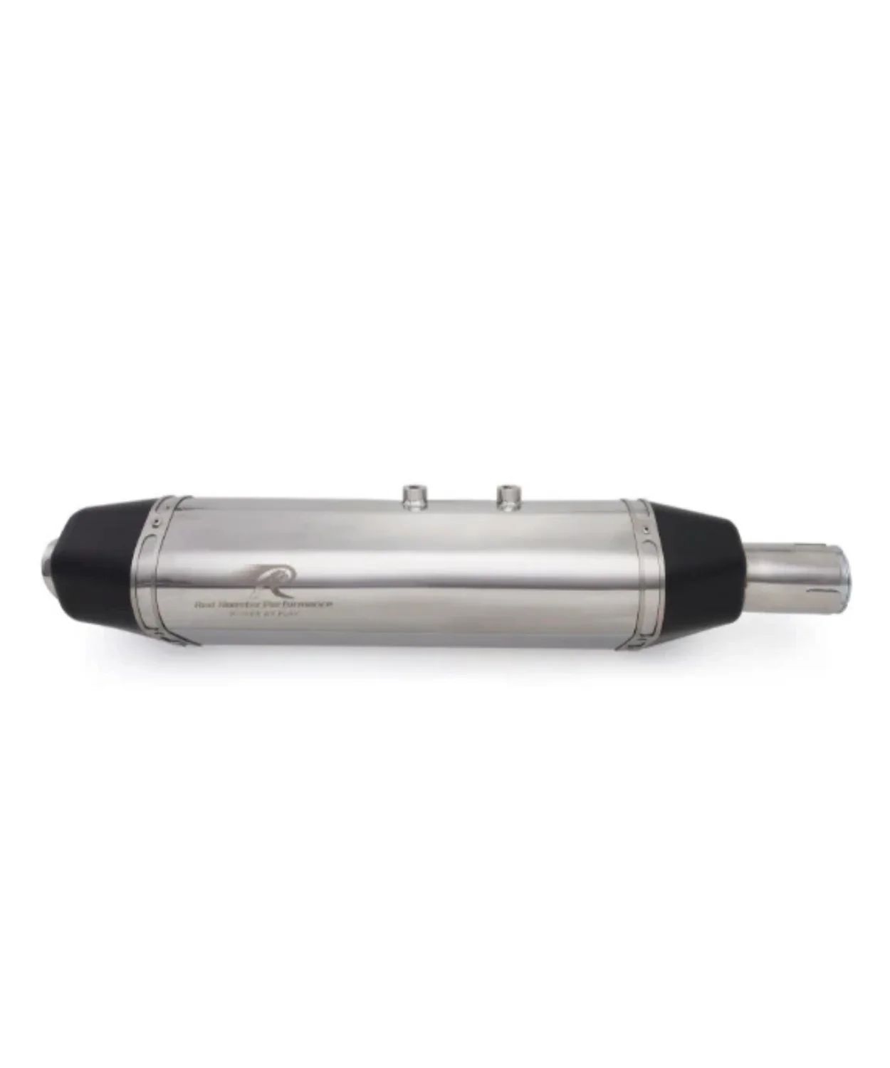 Red Rooster Performance Vertex Exhaust for Himalayan 411/ Scram 411 / Scram 440 - Silver Polish - Image 2
