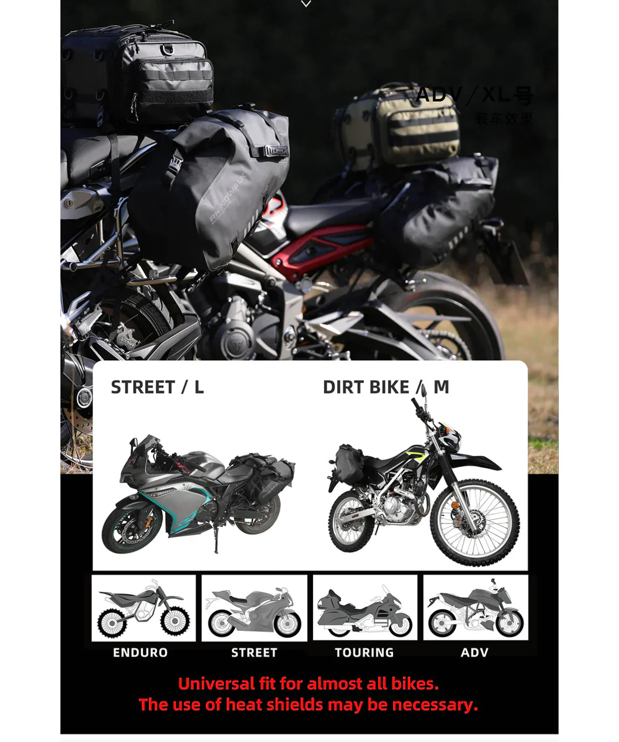 Rhinowalk 28L Waterproof Tail Bag - L - MT1428 - Image 15