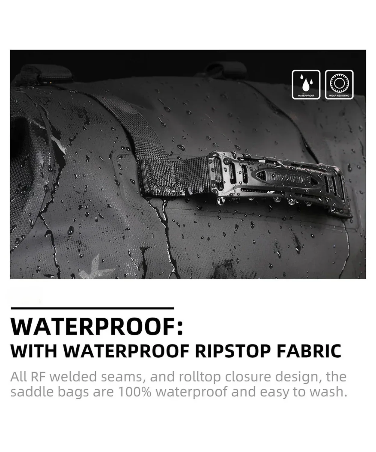 Rhinowalk 28L Waterproof Tail Bag - L - MT1428 - Image 9