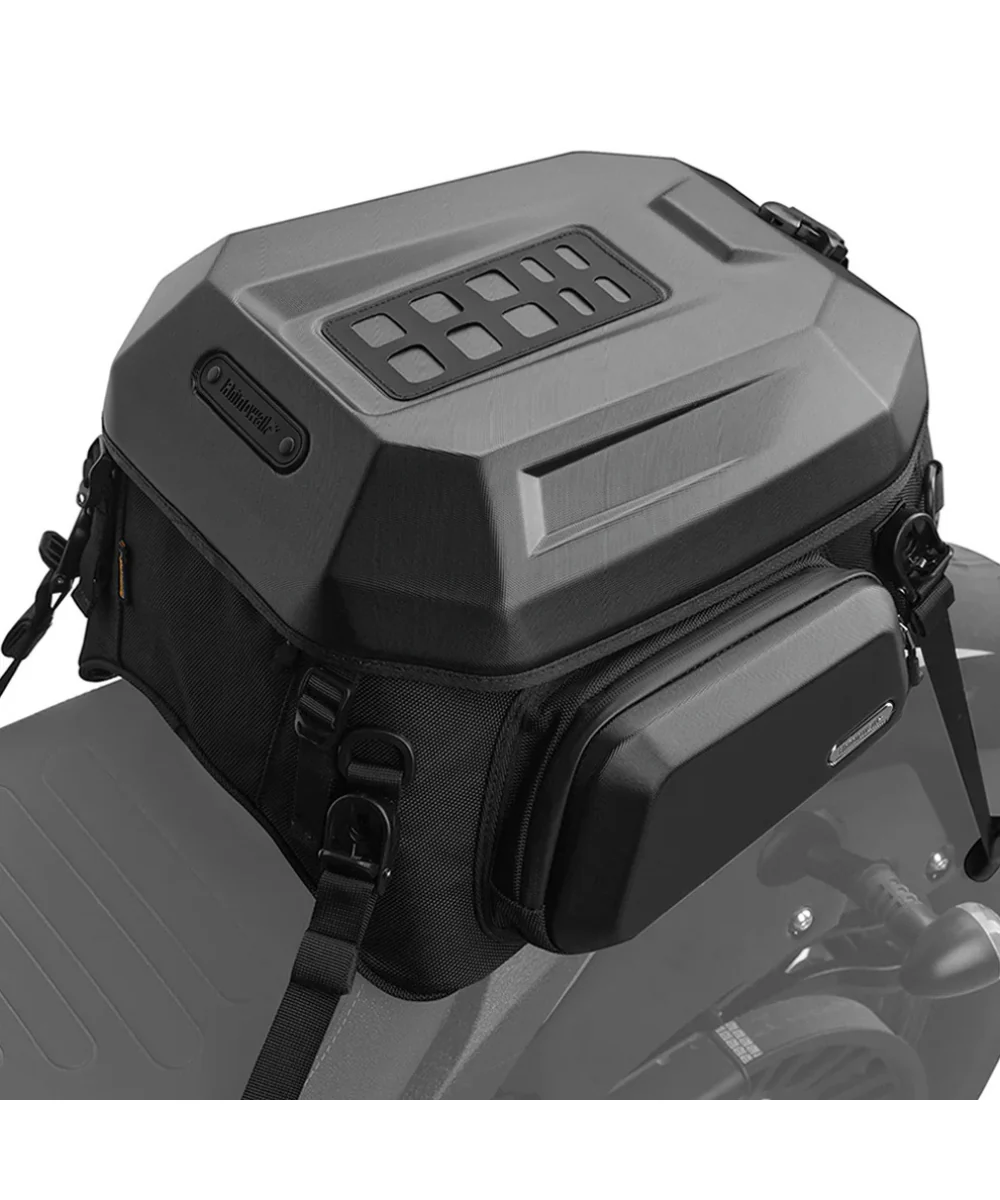 Rhinowalk Hard Shell Tail Bag 35L Carbon Black - MFT2310