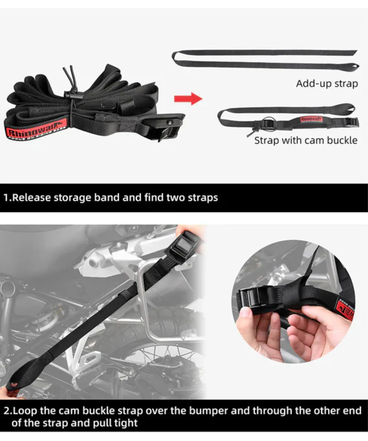 Rhinowalk Luggage Strap 2.5m - MTR005 - Image 5