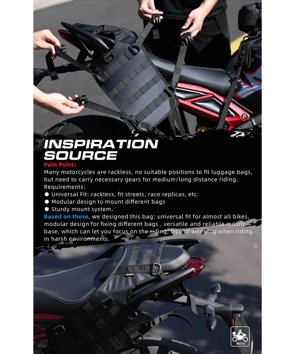 Rhinowalk Mounting Base for Tail Bag - MT002A - Image 10
