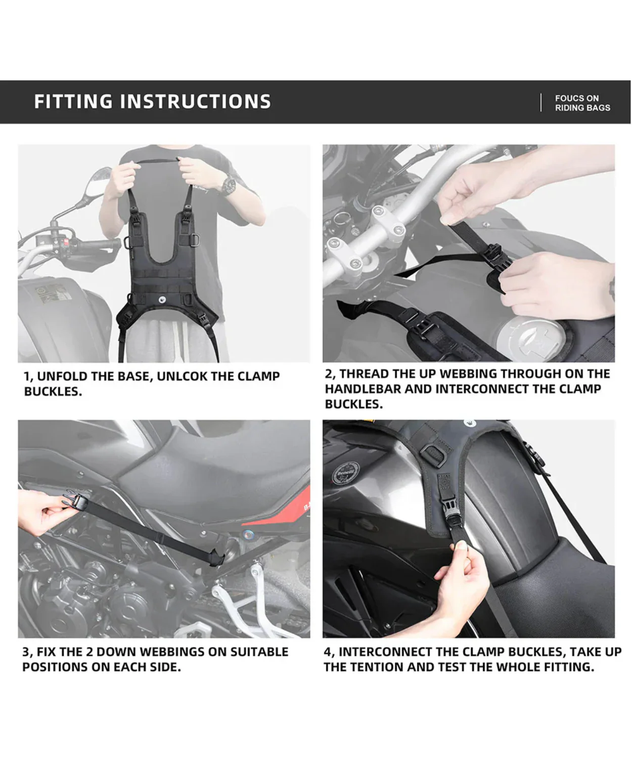 Rhinowalk Mounting Base for Tank Bag - MT001A - Image 8