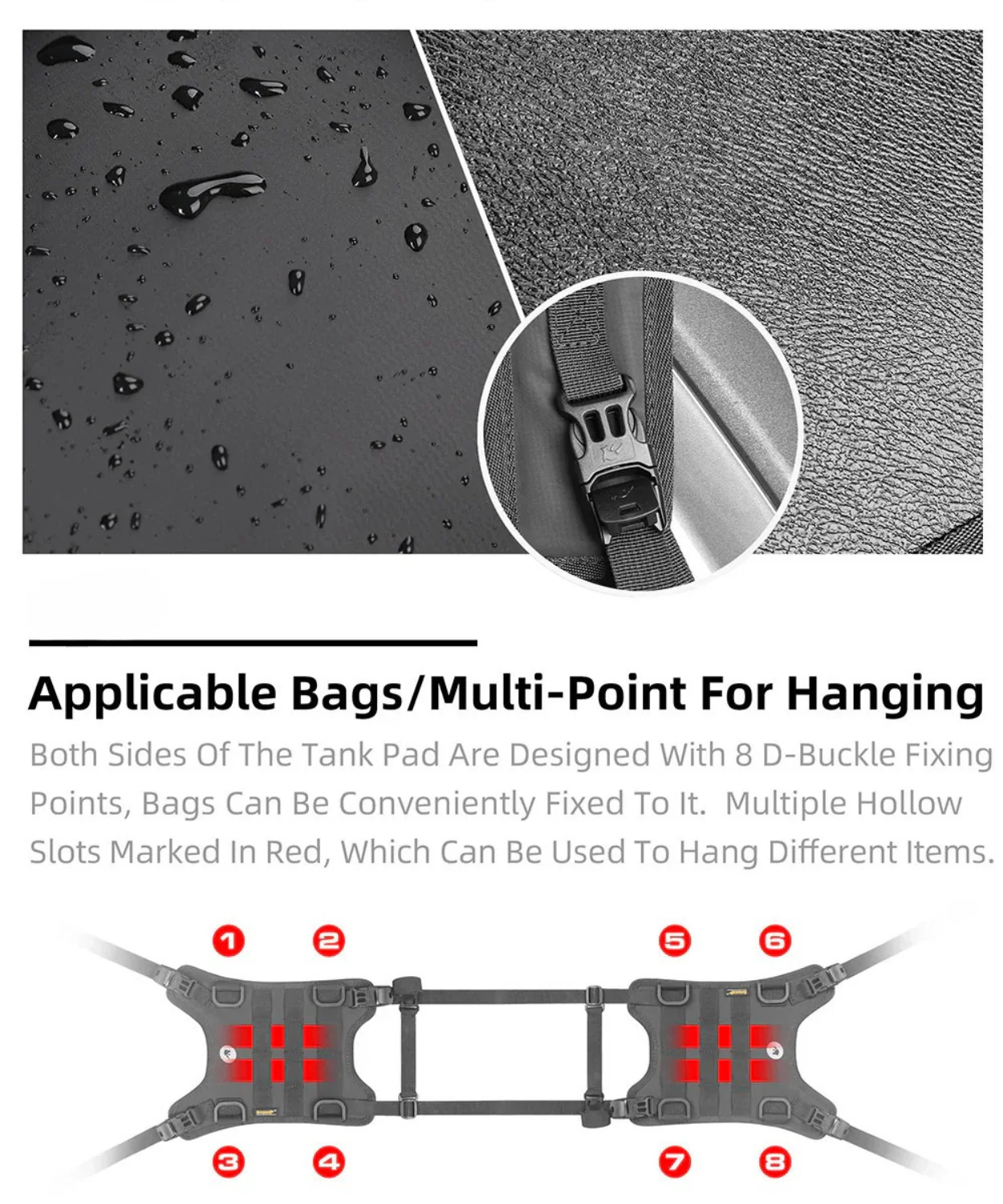 Rhinowalk Mounting Base for Tank Bag - MTR001B - Image 7