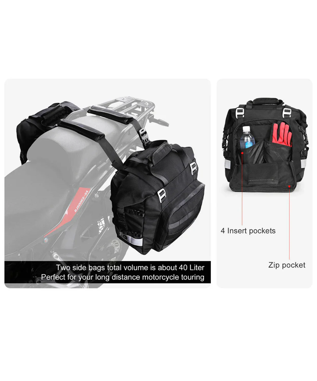 Rhinowalk Sturdy Drift Tail Bag 20L - MT2040 - Image 5