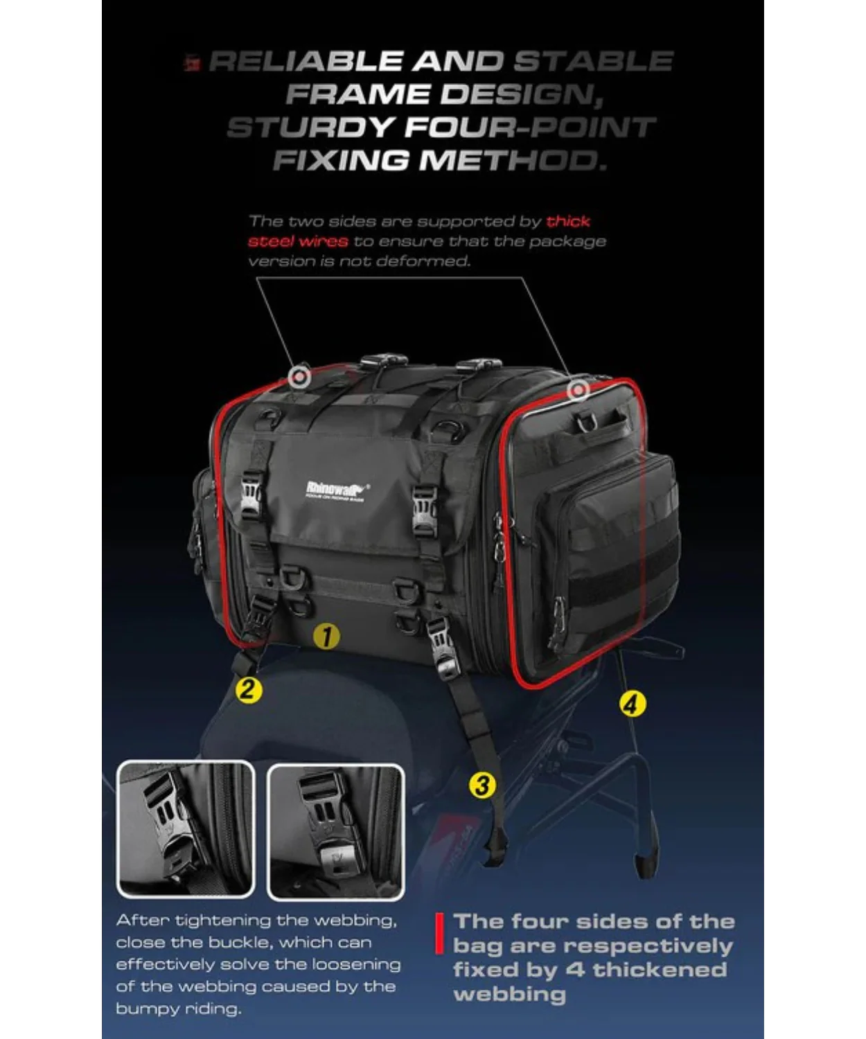 Rhinowalk Tail Bag 60L - MT4060 - Image 19