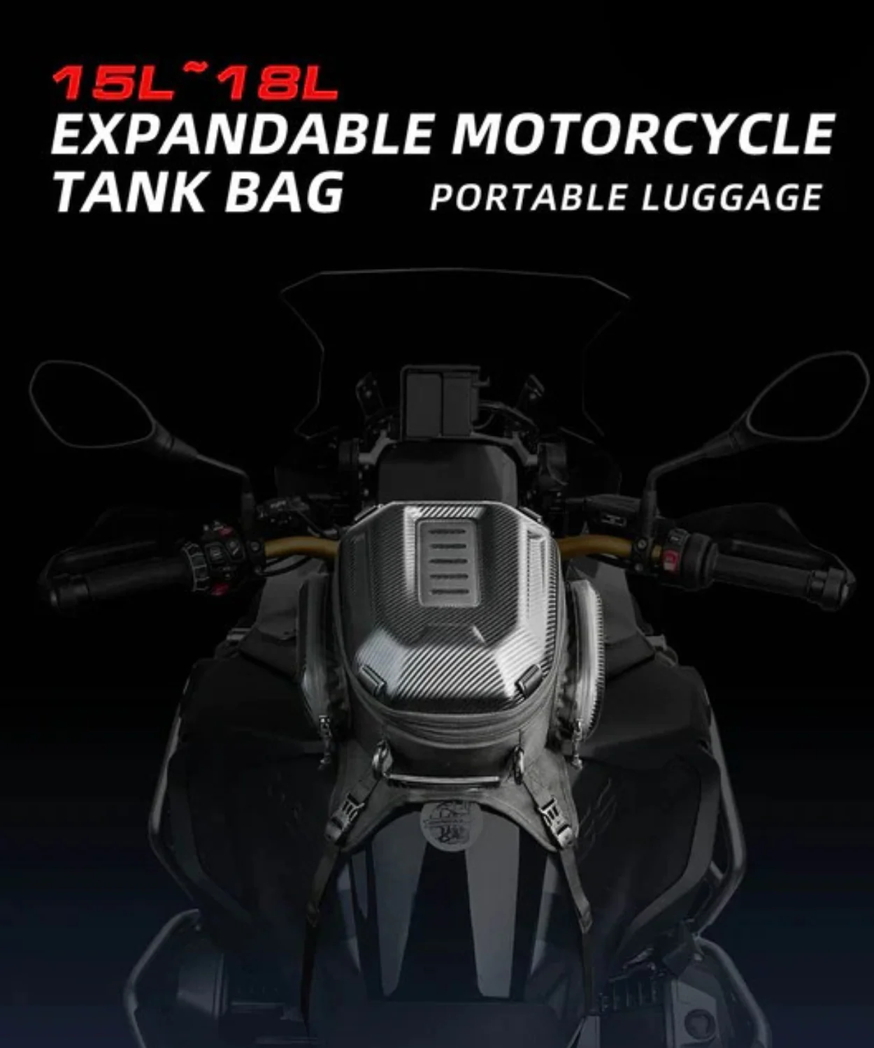 Rhinowalk Hard Shell Fuel Tank Bag 18L - MTR3001 - Image 6