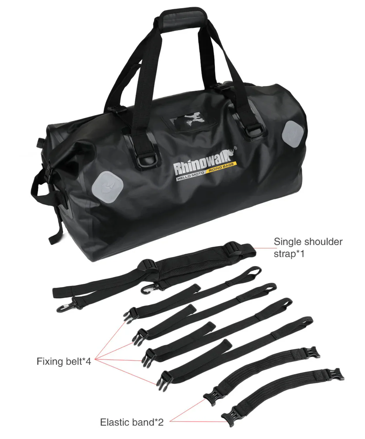 Rhinowalk Waterproof Duffel Bag 65L - MT20650 - Image 3
