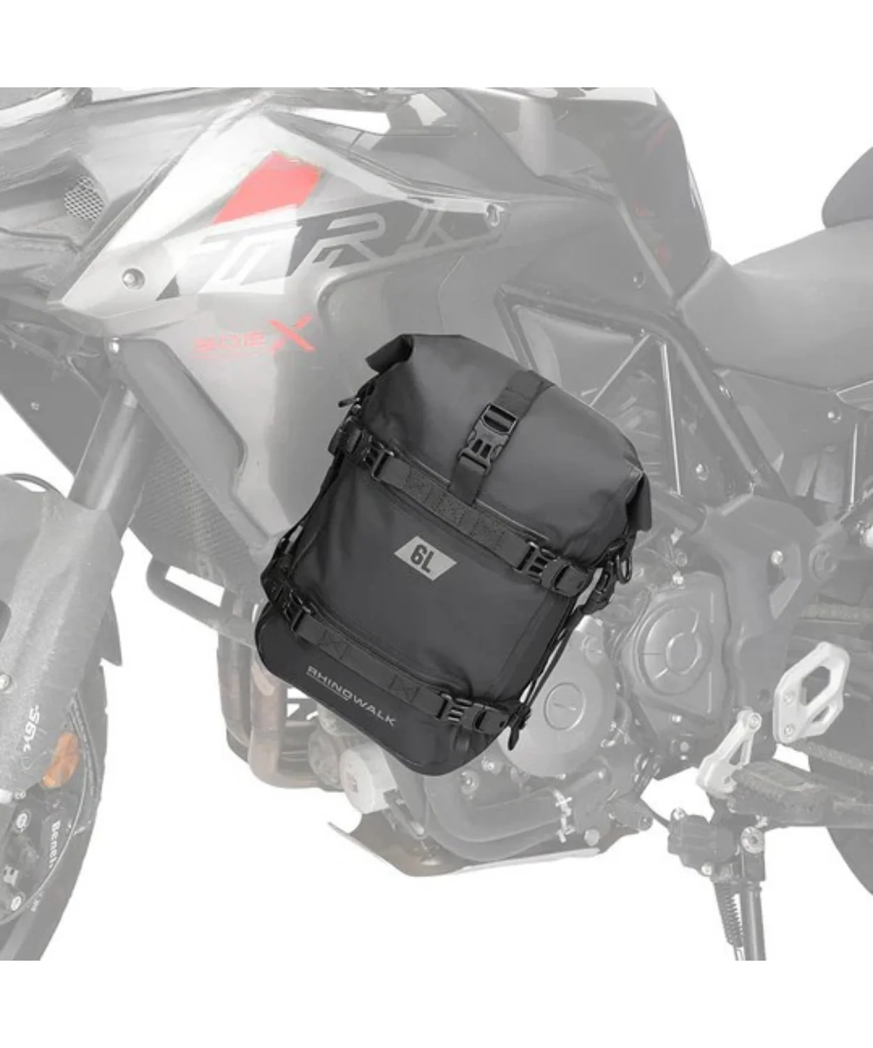 Rhinowalk Waterproof 6L Saddle Tail and Tank Bag - Black - MT2206